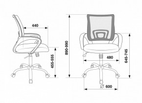 Кресло компьютерное CH-695N/SL/BL/TW-11 в Качканаре - kachkanar.mebel24.online | фото 6