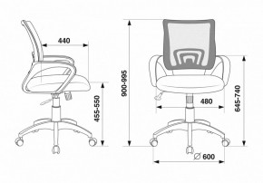 Кресло компьютерное CH-695N/BL/TW-11 в Качканаре - kachkanar.mebel24.online | фото 12