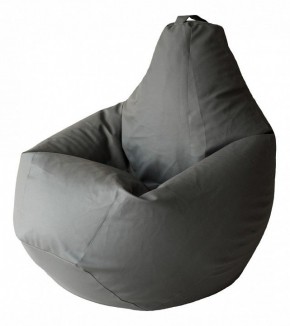 Кресло-мешок Серая ЭкоКожа 2XL 135*95 см в Качканаре - kachkanar.mebel24.online | фото