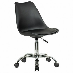 Кресло стул BRABIX "Eames MG-310 CH", хром, пластик черный, экокожа черная, 532925 в Качканаре - kachkanar.mebel24.online | фото 2