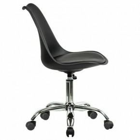 Кресло стул BRABIX "Eames MG-310 CH", хром, пластик черный, экокожа черная, 532925 в Качканаре - kachkanar.mebel24.online | фото 3