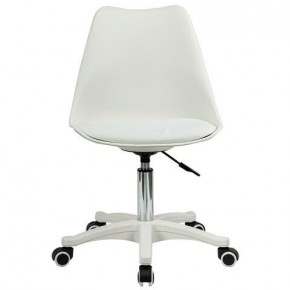 Кресло стул BRABIX "Eames MG-310 PL", пластик белый, экокожа белая, 532926 в Качканаре - kachkanar.mebel24.online | фото 1