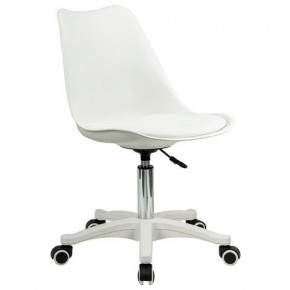 Кресло стул BRABIX "Eames MG-310 PL", пластик белый, экокожа белая, 532926 в Качканаре - kachkanar.mebel24.online | фото 2