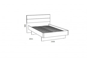 Кровать 1200х2000 "Морти" НМ 041.20 Х с основанием в Качканаре - kachkanar.mebel24.online | фото 7