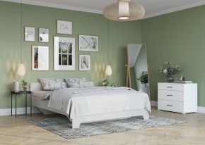 Кровать 1,6 VICTOR + основание (Белый) в Качканаре - kachkanar.mebel24.online | фото 4