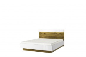 Кровать 160 с подъемником, TORINO, цвет белый/Дуб наварра в Качканаре - kachkanar.mebel24.online | фото