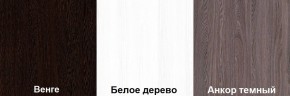 Кровать-чердак Пионер 1 (800*1900) Белое дерево, Анкор темный, Венге в Качканаре - kachkanar.mebel24.online | фото 3