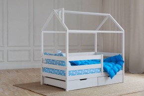 Кровать-домик 80*160 Белый в Качканаре - kachkanar.mebel24.online | фото 4