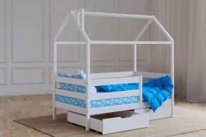 Кровать-домик 80*190 Белый в Качканаре - kachkanar.mebel24.online | фото 4