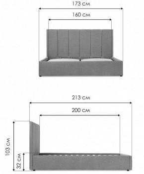 Кровать двуспальная Афродита-3 в Качканаре - kachkanar.mebel24.online | фото 11