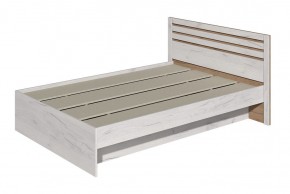 Кровать Лиана 1.4 (Дуб Крафт Белый/Дуб Крафт Золотой) в Качканаре - kachkanar.mebel24.online | фото