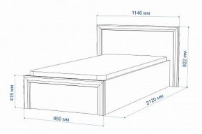 Кровать односпальная Нобиле Кр-90 в Качканаре - kachkanar.mebel24.online | фото 2