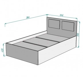 Кровать Ольга L52 (1200) в Качканаре - kachkanar.mebel24.online | фото 2