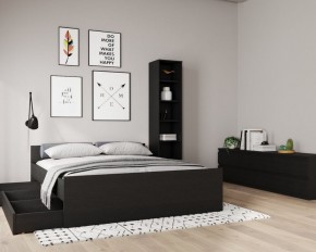 Кровать ОРИОН двухспальная с ортопедическим основанием 160х200, цвет Дуб Венге в Качканаре - kachkanar.mebel24.online | фото 3