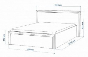 Кровать полутораспальная Нобиле Кр-140 в Качканаре - kachkanar.mebel24.online | фото 2