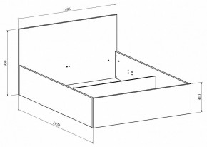 Кровать полутораспальная Виктория ВИ-37 в Качканаре - kachkanar.mebel24.online | фото 4