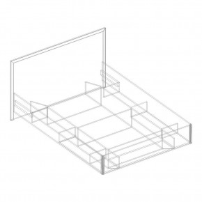 НАОМИ Кровать БЕЗ основания 1600х2000 в Качканаре - kachkanar.mebel24.online | фото 4