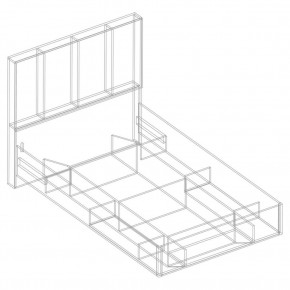 Кровать "Сандра" БЕЗ основания 1200х2000 в Качканаре - kachkanar.mebel24.online | фото 4