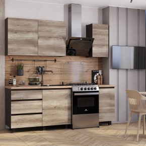Кухня Энигма 1.6 м (венге/дуб каньон) в Качканаре - kachkanar.mebel24.online | фото