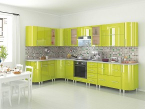 Кухня Танго лайм модульная в Качканаре - kachkanar.mebel24.online | фото 2