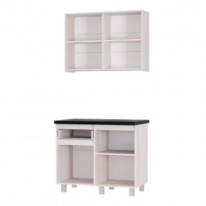 Кухня Тренд 1.0 м (Ясень белый) в Качканаре - kachkanar.mebel24.online | фото 2