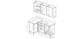 Кухонный гарнитур Белый Глянец 1000*1800 (Стол. 26мм) в Качканаре - kachkanar.mebel24.online | фото 2