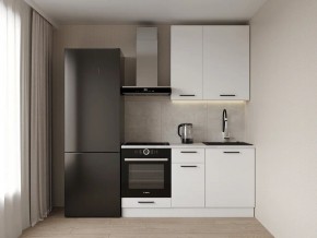 Кухонный гарнитур Белый Глянец 1600 h950 (Стол. 38мм) в Качканаре - kachkanar.mebel24.online | фото 1