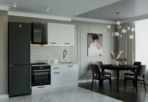 Кухонный гарнитур Белый Глянец 1600 (Стол. 38мм) в Качканаре - kachkanar.mebel24.online | фото 1