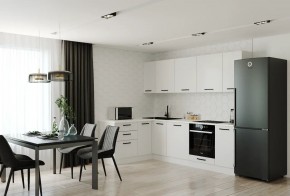 Кухонный гарнитур Белый Глянец 2600*1600 (Стол. 38мм) в Качканаре - kachkanar.mebel24.online | фото