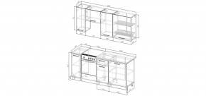 Кухонный гарнитур Каппучино 1800 (Стол. 38мм) в Качканаре - kachkanar.mebel24.online | фото 2