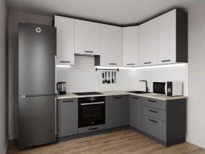 Кухонный гарнитур Меренга 2200*1600 h950 (Стол. 38мм) в Качканаре - kachkanar.mebel24.online | фото 1