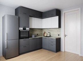 Кухонный гарнитур Меренга 2200*1700 (Стол. 38мм) в Качканаре - kachkanar.mebel24.online | фото 1