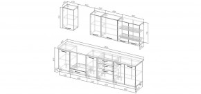 Кухонный гарнитур Меренга 2800 (Стол. 38мм) в Качканаре - kachkanar.mebel24.online | фото 2