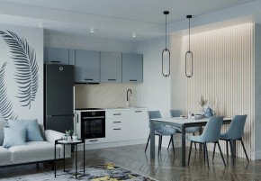 Кухонный гарнитур Ниагара 2550 (Стол. 38мм) в Качканаре - kachkanar.mebel24.online | фото