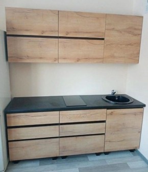 Кухонный гарнитур Лофт 2.0 (Дуб Крафт/Венге) в Качканаре - kachkanar.mebel24.online | фото 4