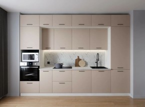 Кухонный гарнитур Шампань 3400 (Стол. 38мм) в Качканаре - kachkanar.mebel24.online | фото