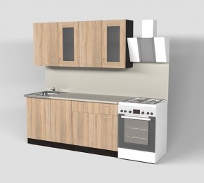 Кухонный гарнитур Симона демо 1700 (Венга/Дуб Сонома) в Качканаре - kachkanar.mebel24.online | фото 1