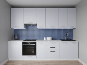 Кухонный гарнитур Смоки 2400 h950 (Стол. 38 мм) в Качканаре - kachkanar.mebel24.online | фото 1