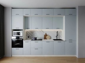 Кухонный гарнитур Смоки 3400 (Стол. 26мм) в Качканаре - kachkanar.mebel24.online | фото