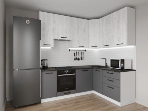 Кухонный гарнитур угловой Санторини 2200*1600 h950 (Стол. 38мм) в Качканаре - kachkanar.mebel24.online | фото