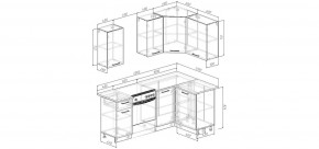 Кухонный гарнитур угловой Смоки 2000*1200 (Стол. 26мм) в Качканаре - kachkanar.mebel24.online | фото 2