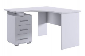 ЛАЙТ 2 Стол компьютерный угловой (1200) Белый/Белый в Качканаре - kachkanar.mebel24.online | фото