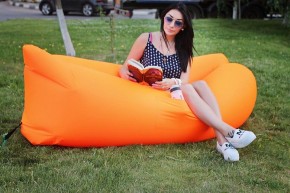 Лежак надувной Lamzac Airpuf Оранжевый в Качканаре - kachkanar.mebel24.online | фото 2