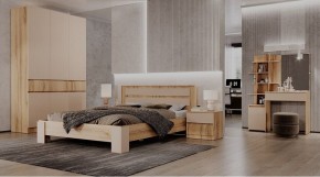 ЛЕНОРА Спальный гарнитур (модульный) кашемир в Качканаре - kachkanar.mebel24.online | фото