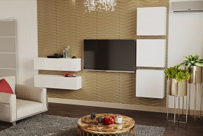 ЛИНДА Гостиная (Белый/Белый) в Качканаре - kachkanar.mebel24.online | фото 4
