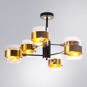 Люстра на штанге Arte Lamp Carlo A8205SP-6BK в Качканаре - kachkanar.mebel24.online | фото 2