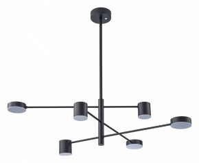 Люстра на штанге Arte Lamp Stanley A2476PL-40BK в Качканаре - kachkanar.mebel24.online | фото
