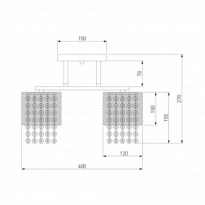 Люстра на штанге Eurosvet Bonnie 30137/3 золото в Качканаре - kachkanar.mebel24.online | фото 4