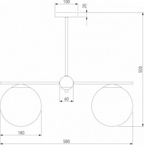 Люстра на штанге Eurosvet Marbella 60147/3 латунь в Качканаре - kachkanar.mebel24.online | фото 4