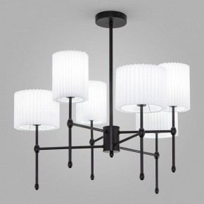 Люстра на штанге Eurosvet Notturno 60162/6 черный в Качканаре - kachkanar.mebel24.online | фото